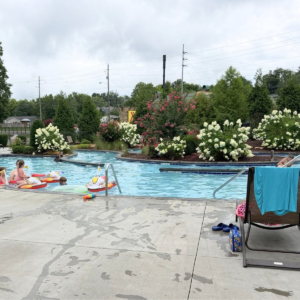 Swimming pool at Pigeon Forge/Gatlinburg KOA Holiday campground
